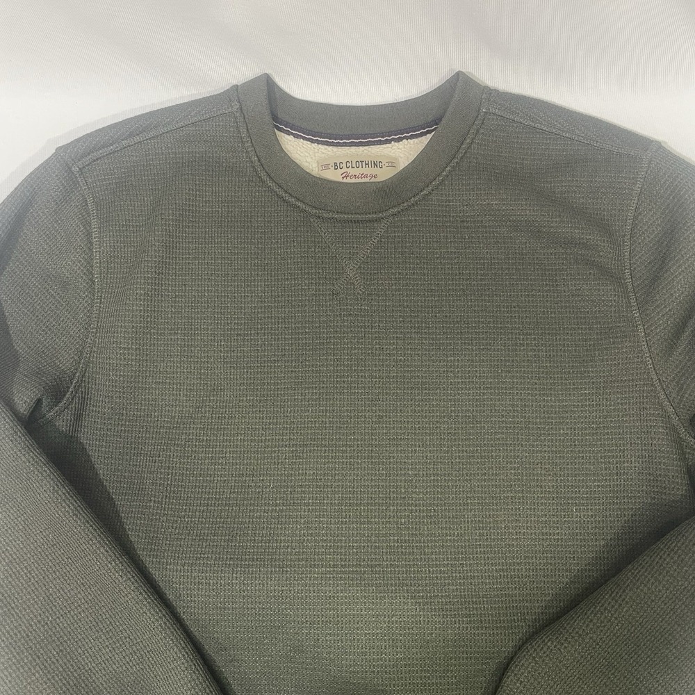 The B.C. Clothing Co. Heritage - Pullover Sherpa Lined Sweatshirt Mens Large